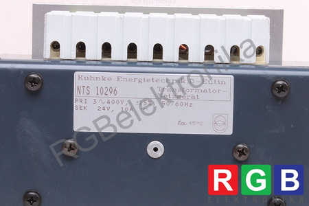 NTS10296 KUHNKE ENERGIETECHNIK 400V, 24V TRANSFORMATEUR