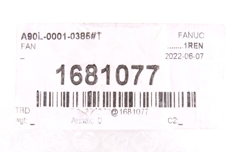 A90L-0001-0385#T FANUC 109P0424H6D17 40X40X20MM, 24V VENTILATEUR