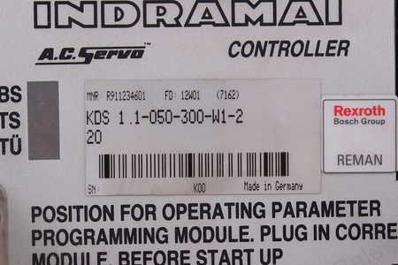 KDS1.1-050-300-W1-220 INDRAMAT R911234601 AC SERVO CONTROLLER