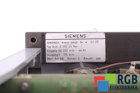 GCO-E175/24 SIEMENS GC0-E175/24 SIMOREG