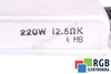 RÉSISTANCE 12.5 OHM JRM 220W 12.5OHM