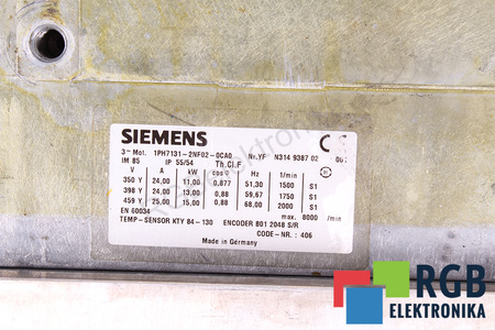 1PH7131-2NF02-0CA0 SIEMENS SIMOTICS M 1PH7