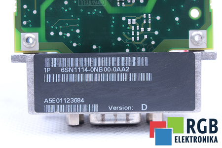 6SN1114-0NB00-0AA2 SIEMENS VERSION D SIMODRIVE 611 U