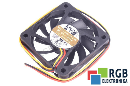 F6010B12HS AVC 12V, 0.19A, 60X60X10MM VENTILATEUR