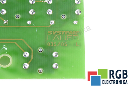 035/05 LAUER POUR PCS 200 PG 200.011.F CLAVIER