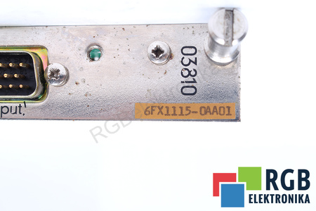 6FX1115-0AA01 SIEMENS SINUMERIK 3