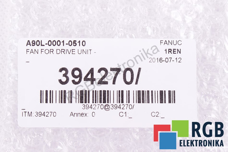 A90L-0001-0510 FANUC 04020VA-24M-CL 40X40X20MM, 24V VENTILATEUR