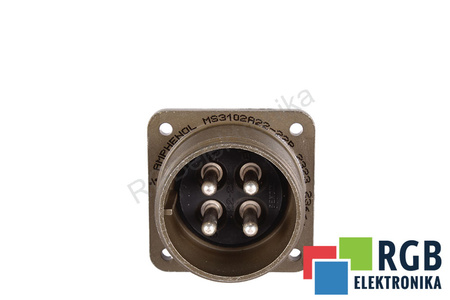 CONNECTEUR DE PANNEAU MS3102A22-22P AMPHENOL CORPORATION 4PIN