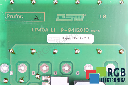 LP40A1.1 DSM LP40A/25A P9412010
