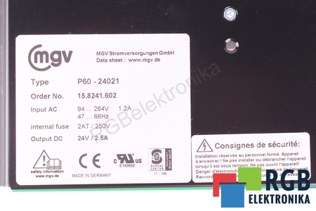 P60-24021 MGV