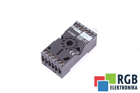 BSF-11 BIRCHER AG 400VAC 10A SOCLE ENFICHABLE POUR RELAIS