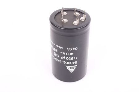 CONDENSATEUR B43306-U0957-M1 S+M 25/085/56 950UF, 400VDC