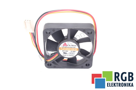 FD125010EB Y.S.TECH 50X50X10MM, 12V, 0.18A VENTILATEUR