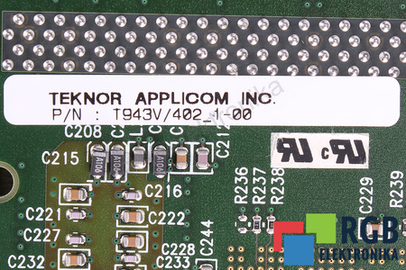 T943V/402_1-00 TEKNOR POUR PIÈCES