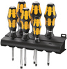 JEU DE TOURNEVIS KRAFTFORM WERA : LE TOURNEVIS-BURIN + RACK, 6 PIECES 05018282001 WERA 932/6