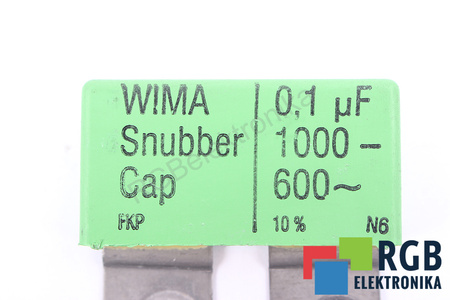 CONDENSATEUR 0.1UF 1000VDC WIMA 600VAC