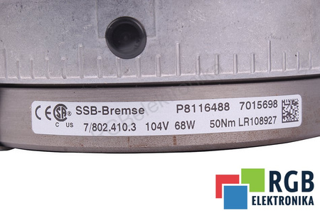 7015698 SSB ANTRIEBSTECHNIK P8116488 7/802.410.3 104V FREIN