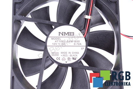 4710KL-04W-B50 NMB TECHNOLOGIES 119X119X25MM, 12V, 0.72A VENTILATEUR