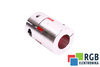 YH10-46-24-24-70 D=46MM D1=D2=24MM L=70MM ALUMINIUM ACCOUPLEMENT ÉLASTIQUE A MÂCHOIRES