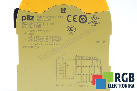 PNOZS11C PILZ 751111 RELAIS DE SÉCURITÉ