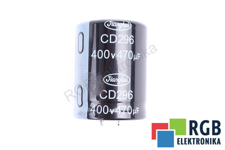 CONDENSATEUR CD296_1 JIANGHAI 470UF, 400V