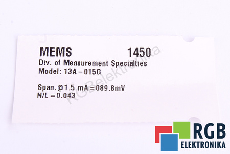 13A-015G ETE CAPTEUR DE PRESSION