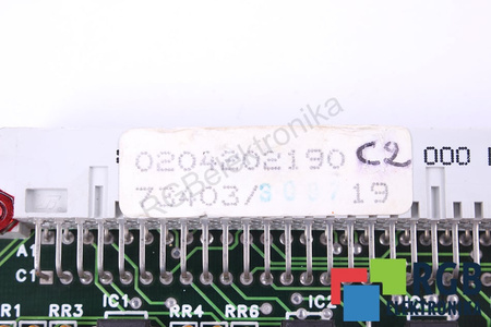0204202190C NUM MEMORIE 512K/1M POUR 750