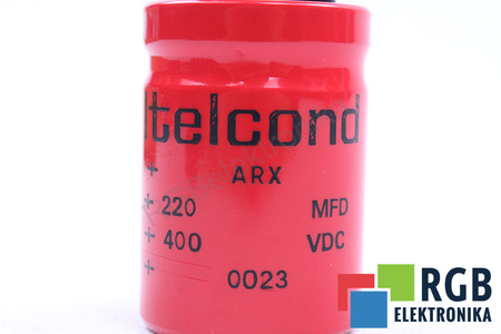 CONDENSATEUR 220UF 400VDC ITELCOND ARX