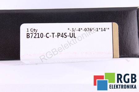 B7210-C-T-P4S-UL FAG 50X90X20 43KN, 22.4KN ROULEMENT A BILLES A CONTACT OBLIQUE