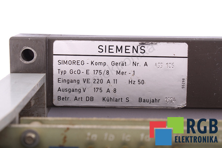 GCO-E175/8 SIEMENS GC0-E175/8 SIMOREG