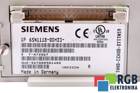 6SN1118-0DH23-0AA1 SIEMENS VERSION A SIMODRIVE 611-D
