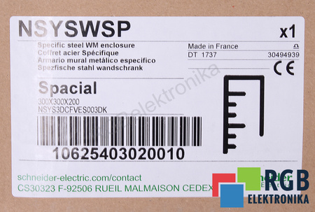 NSYS3DCFVES003DK SCHNEIDER ELECTRIC BOÎTIER