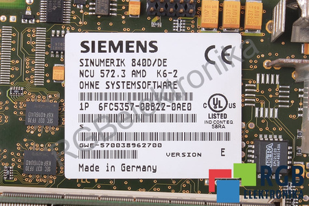 6FC5357-0BB22-0AE0 SIEMENS SINUMERIK 840D/840DE NCU 572.3 VERSION E