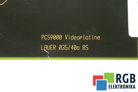 PCS9000 LAUER 035/40A POUR PIÈCES