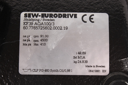 KF39AQA100/3 SEW EURODRIVE 49.69I RÉDUCTEUR