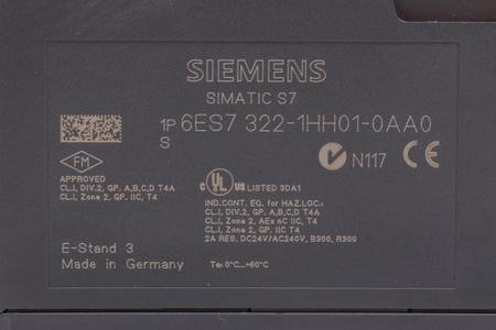 6ES7322-1HH01-0AA0 SIEMENS SIMATIC S7-300