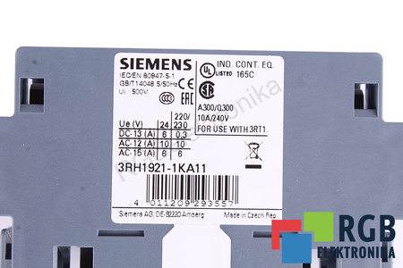3RH1921-1KA11 SIEMENS SIRIUS CONTACT AUXILIAIRE
