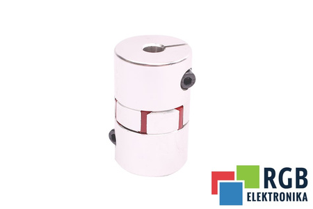 YH10-30-8-8-50 D=30MM D1/D2=8/8MM L=50MM ALUMINIUM ACCOUPLEMENT ÉLASTIQUE A MÂCHOIRES