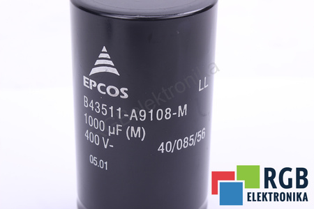 CONDENSATEUR B43511-A9108-M EPCOS 40/085/56 1000UF, 400VDC