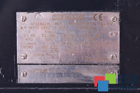 1HC5102-0EC14-6WU1-Z Z:G20+K11 SIEMENS DC MOTOR 1HC5