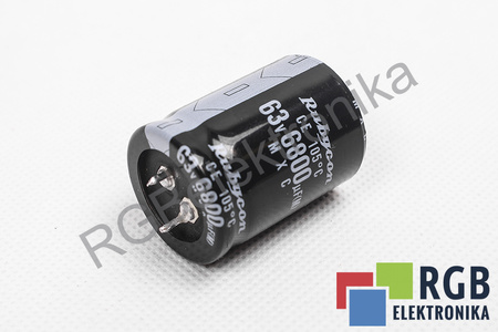 CONDENSATEUR MXC RUBYCON 6800UF, 63VDC