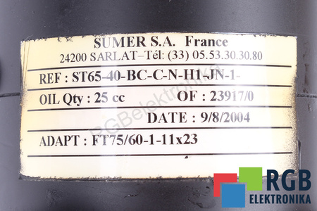 ST65-40-BC-C-N-H1-JN-1 SUMER RÉDUCTEUR