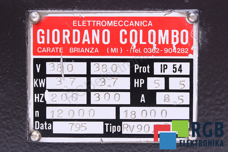 RV90.FP1.2 GIORDANO COLOMBO