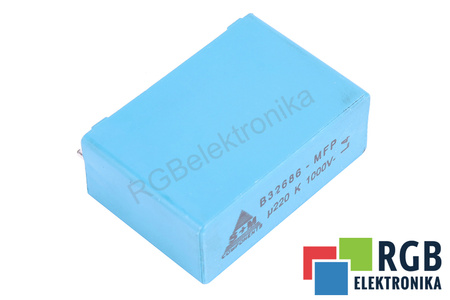 CONDENSATEUR B32686-MFP S+M 0.220UF, 1000VDC