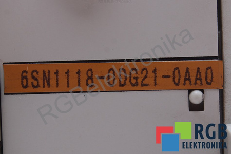 6SN1118-0DG21-0AA0 SIEMENS SIMODRIVE 611-D VERSION A
