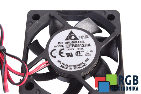 EFB0512HA DELTA ELECTRONICS 50X50X10MM 50X50X10MM 12V VENTILATEUR