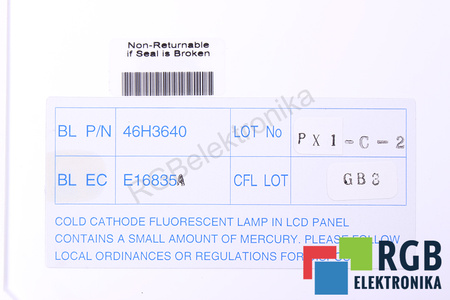 46H3640 IBM 12.1" MATRICE LCD