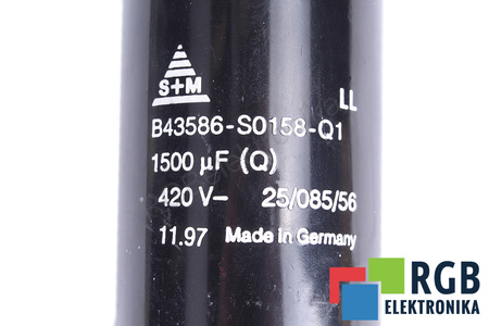 CONDENSATEUR B43586-S0158-Q1 S+M 1500UF, 420V