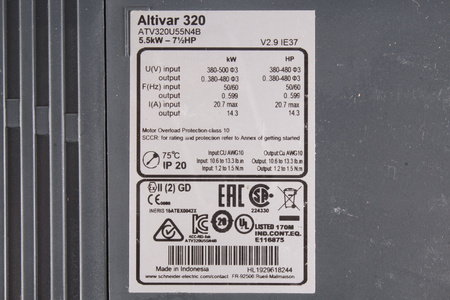 ATV320U55N4B SCHNEIDER ELECTRIC ALTIVAR 320