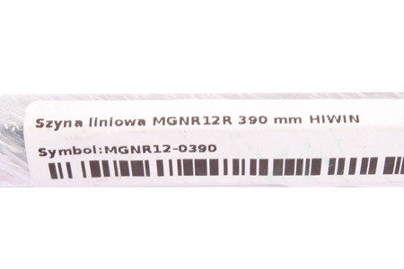 MGNR12R HIWIN 390 MM RAIL LINÉAIRE